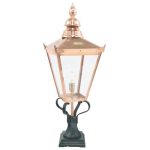Elstead Chelsea Grande CSG3 Copper Garden Pedestal Lantern